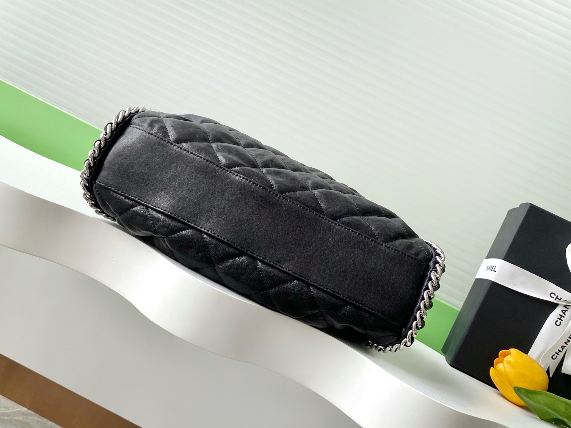 TOP CHANEL Second-Hand Bag 33*22*8cm - Black&SHW