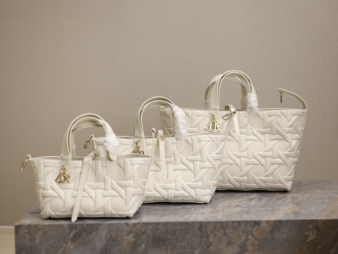 TOP Christian Dior Toujours Handbag 3 Sizes 23cm/28.5cm/37cm - 2 Colors