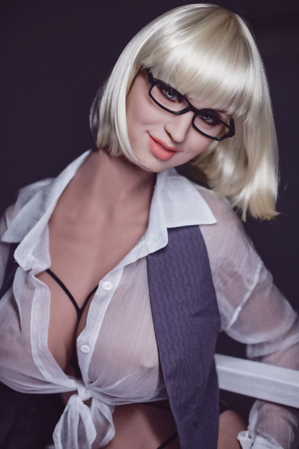 163cm/5ft4 H-Cup BBW Blond Super Realistic Big Booty Sex Doll with #195 Head