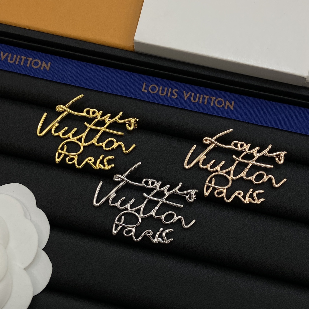 TOP Louis Vuitton LV Brooch - 3 Color