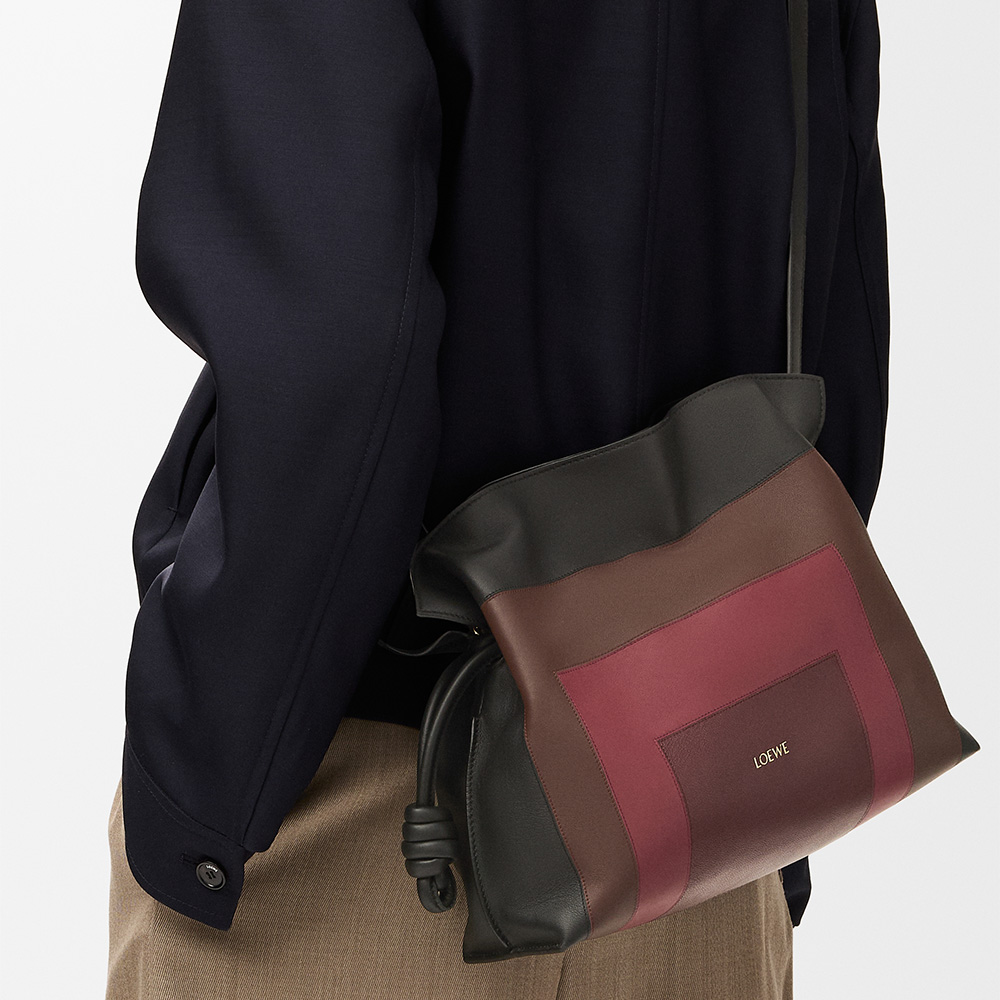 Loewe x Albers Medium Flamenco clutch in nappa calfskin (10A Mirror Version)