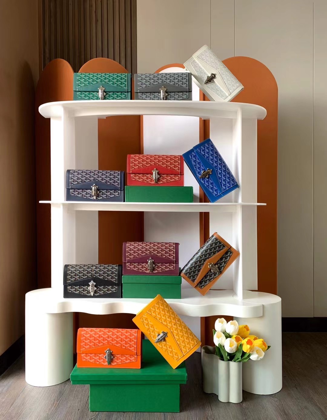 TOP Goyard Duchess Marie-Caroline Bag  15 x 6.5 x 25 cm - 11 Colors