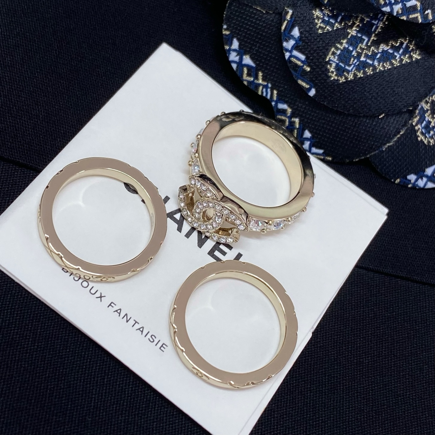 TOP CHANEL Ring Set - Gold