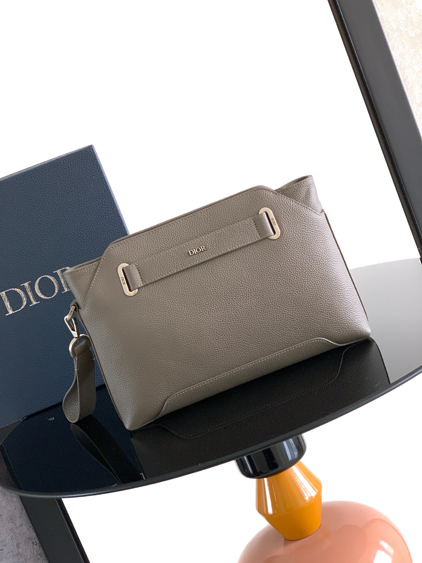 TOP Christian Dior Normandie Bag 30x21x6cm - Gray