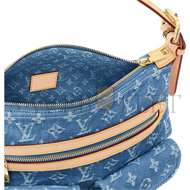 LOUIS VUITTON DENIM BAGGY M27329 (30*22*13cm)