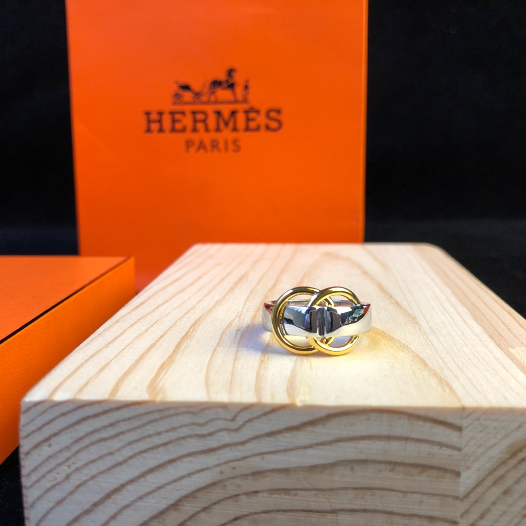 TOP HERMES Ring - Sliver