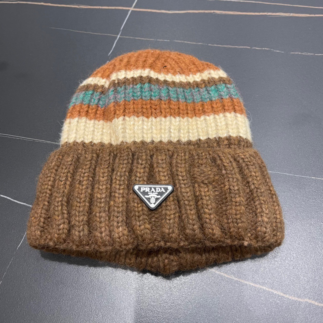TOP PRADA Knitted Hat - 4 Color