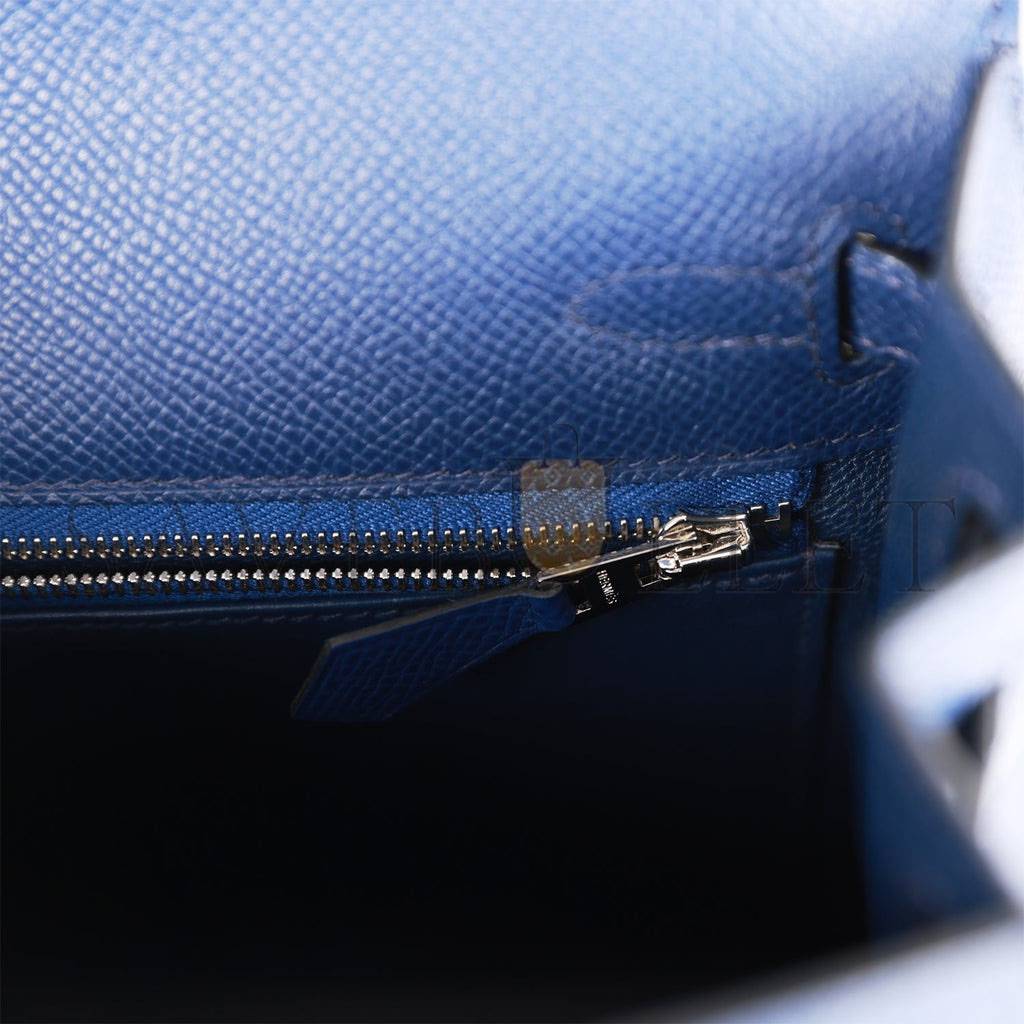 HERMES KELLY 25 EPSOM PALLADIUM HARDWARE (25*17*7cm)