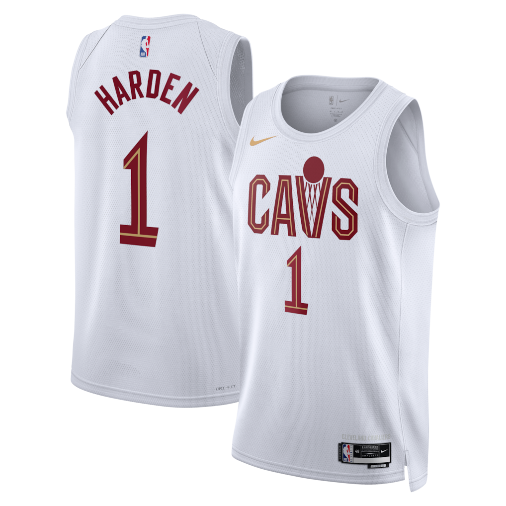 Cleveland Cavaliers James Harden Association Edition Swingman Jersey - White