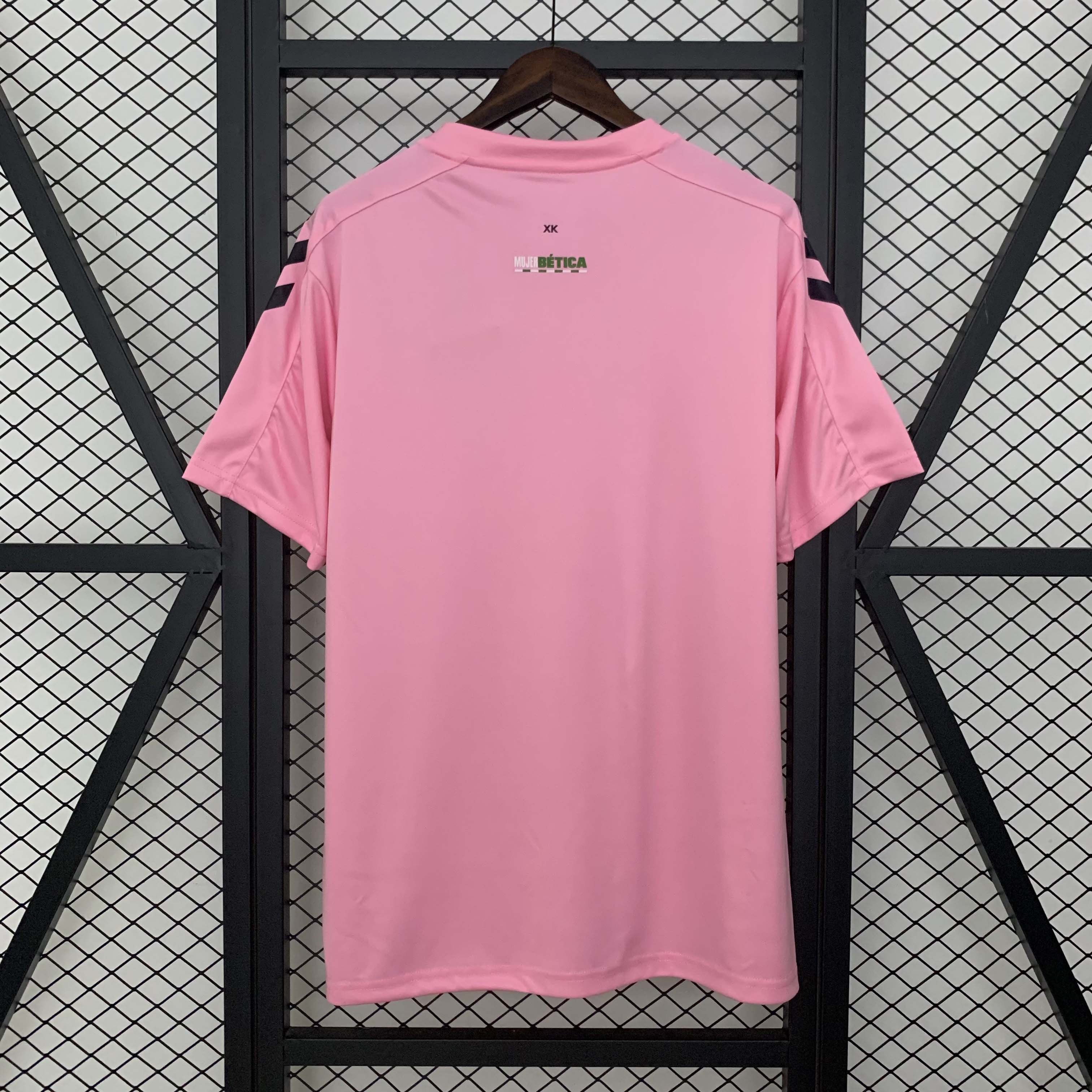 2025/2026 Real Betis Commemorative Edition Pink Football Shirt 1:1 Thai Quality