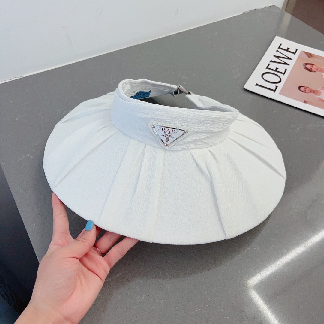 TOP PRADA Peaked Sun Cap - 5 Color
