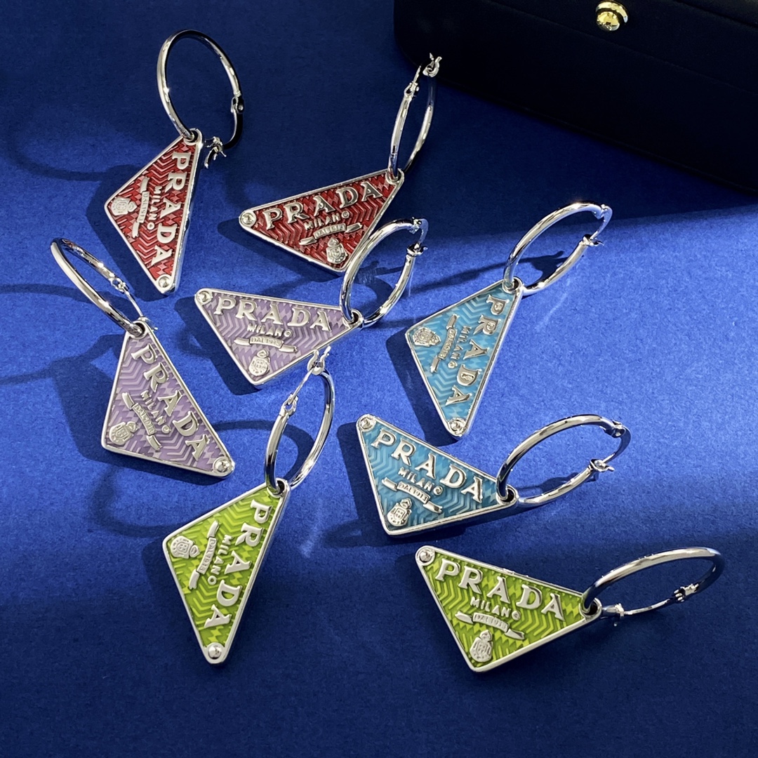 TOP PRADA New Style Earrings-4 Colors