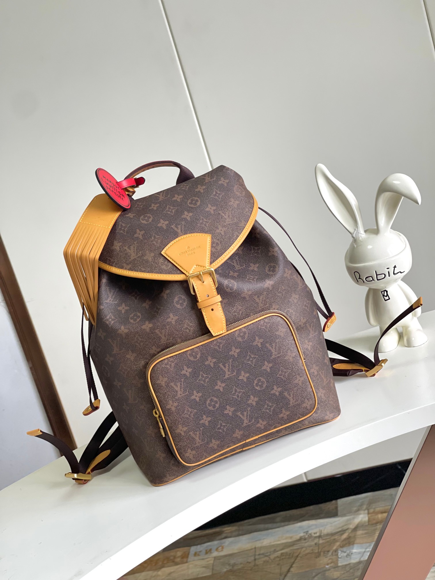 TOP Louis Vuitton LV Montsouris Backpack  32 x 40 x 19 cm-Brown