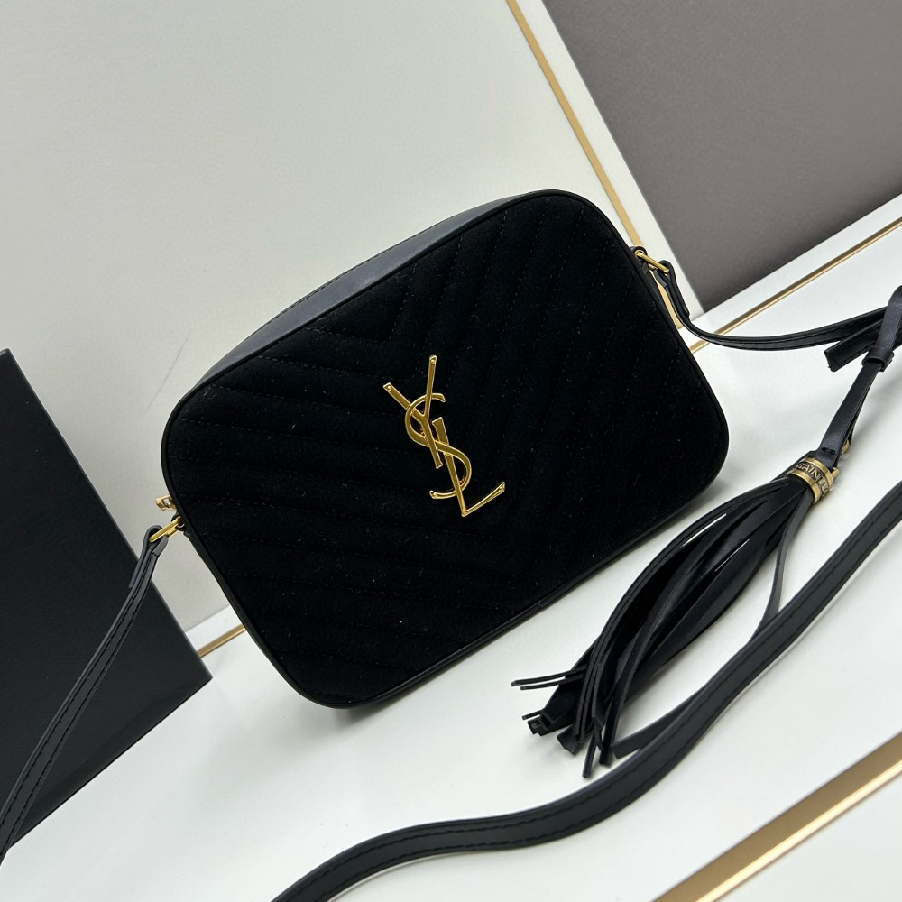 Sait Laurent YSL Suede Camera Bag (Replica)