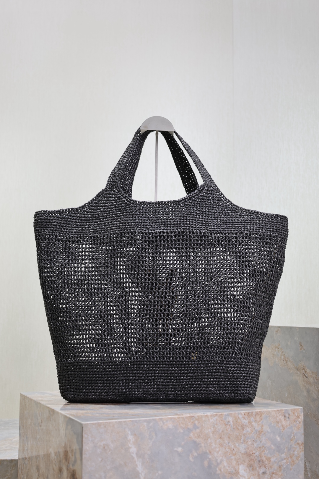 TOP Yves Saint Laurent YSL Icare Tote Bag - Black/Khaki