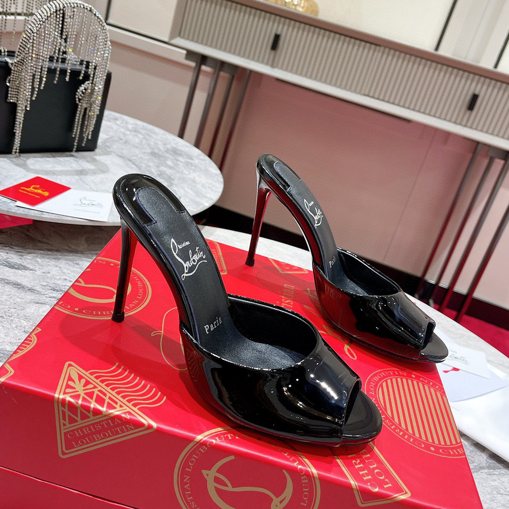 Christian Louboutin Open Toe High Heels (Replica)