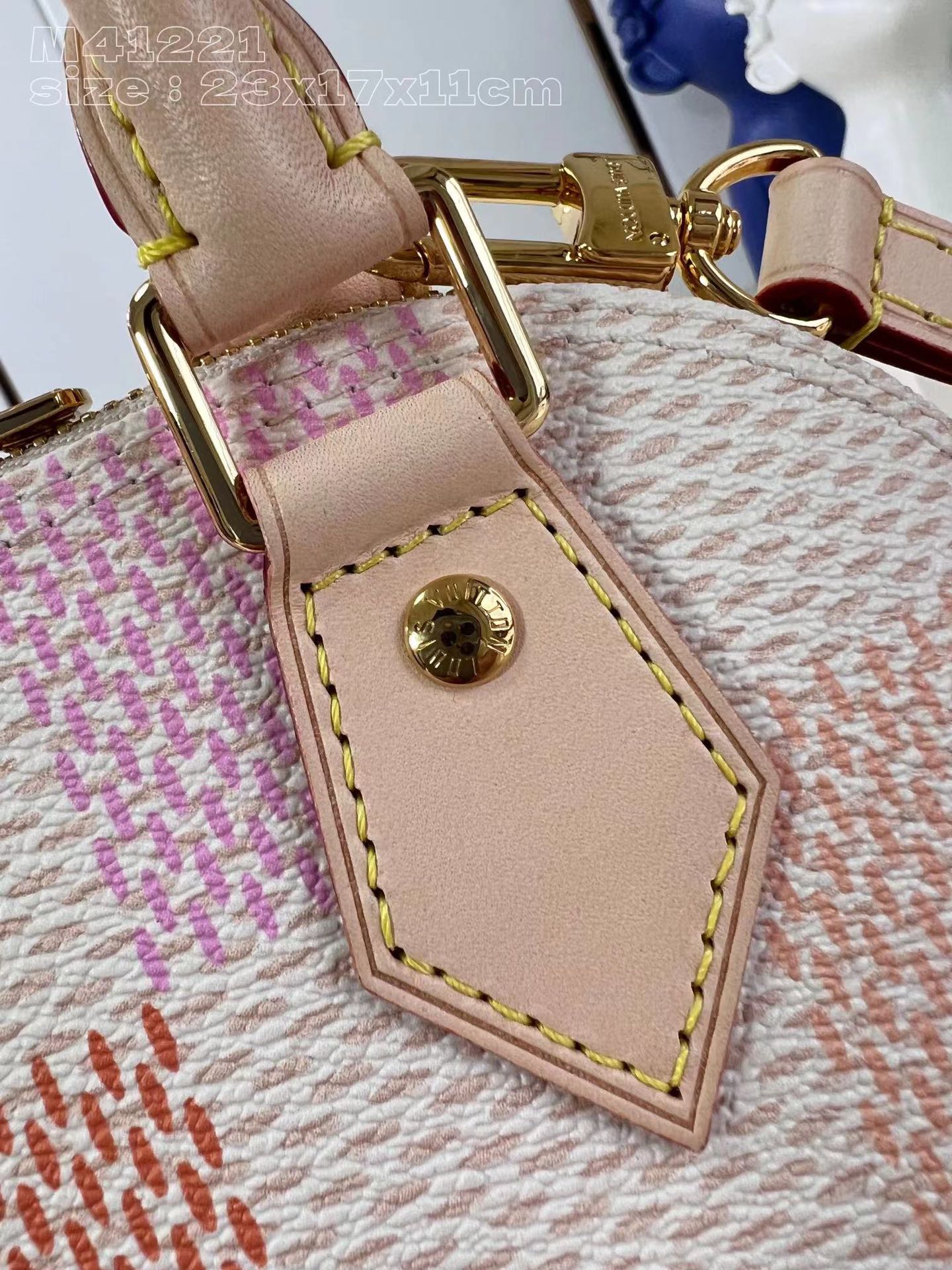 TOP Louis Vuitton LV Calfskin Alma BB Handbags - 23x17x11cm- Pink