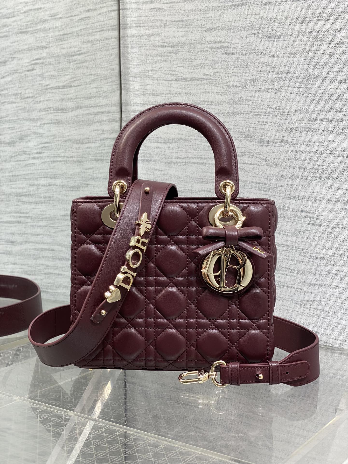 TOP Christian Dior Lady Dior Bag with Bow 20x17x8cm - 4 Colors