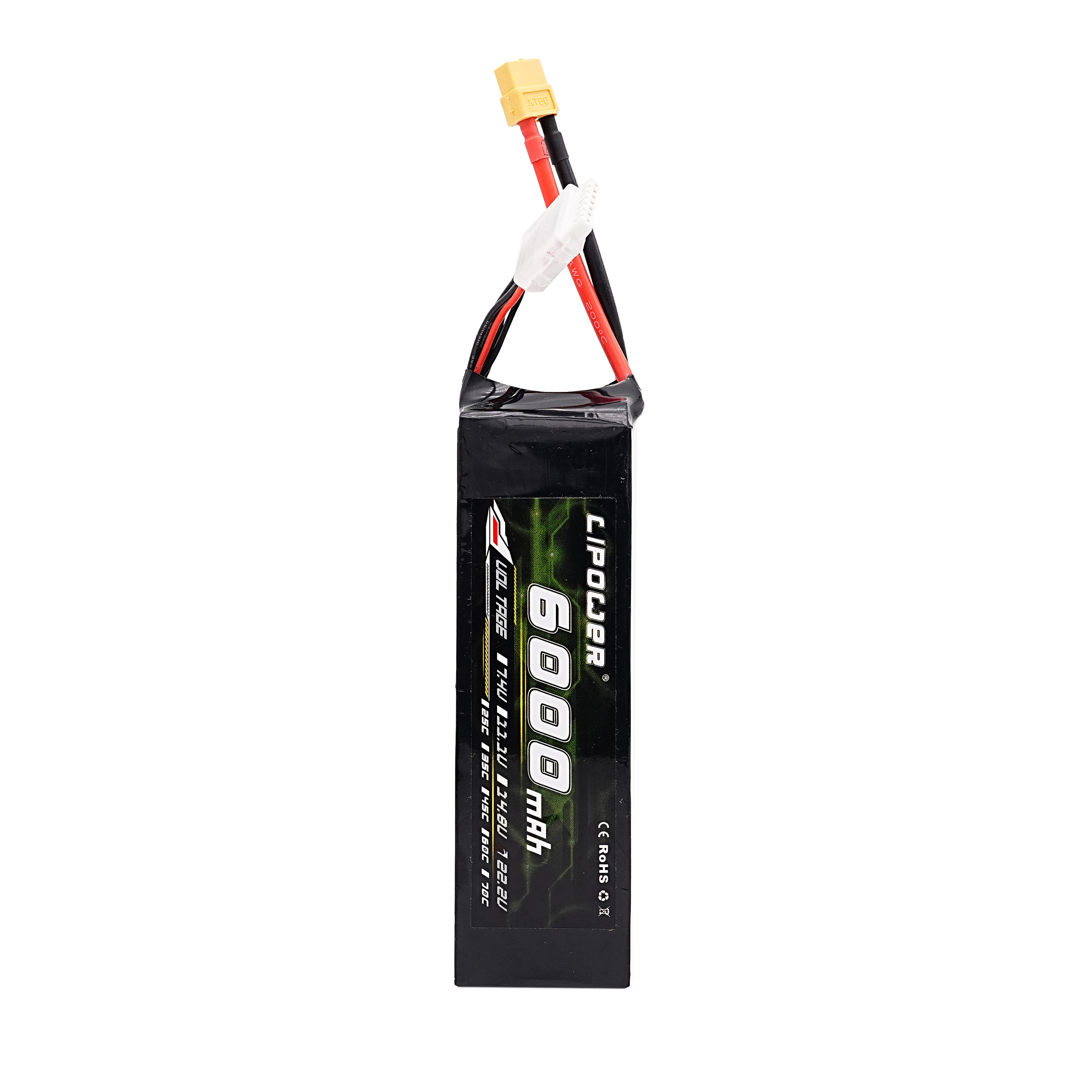 7-inch FPV 6000mAh 6S 35/60/100C 11.1/v 22.2v remote control FPV drone lithium battery - lipowbattery