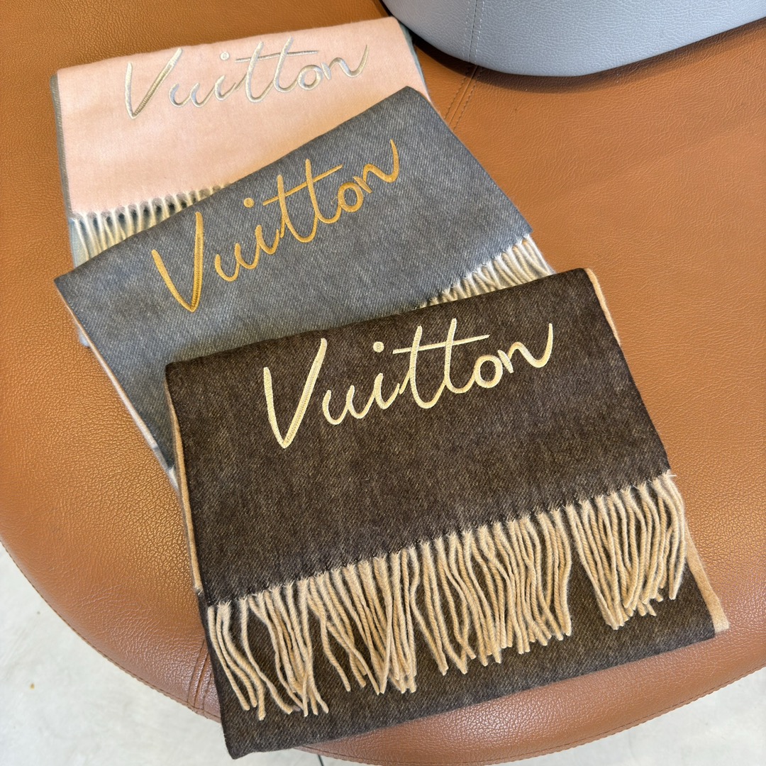TOP Louis Vuitton LV Wool Scarf 30 x 180cm - 3 Color