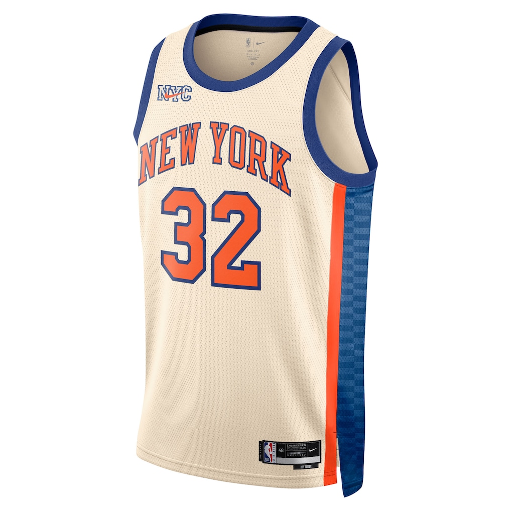 Karl-Anthony Towns New York Knicks 2025/2026 Jersey - Cream