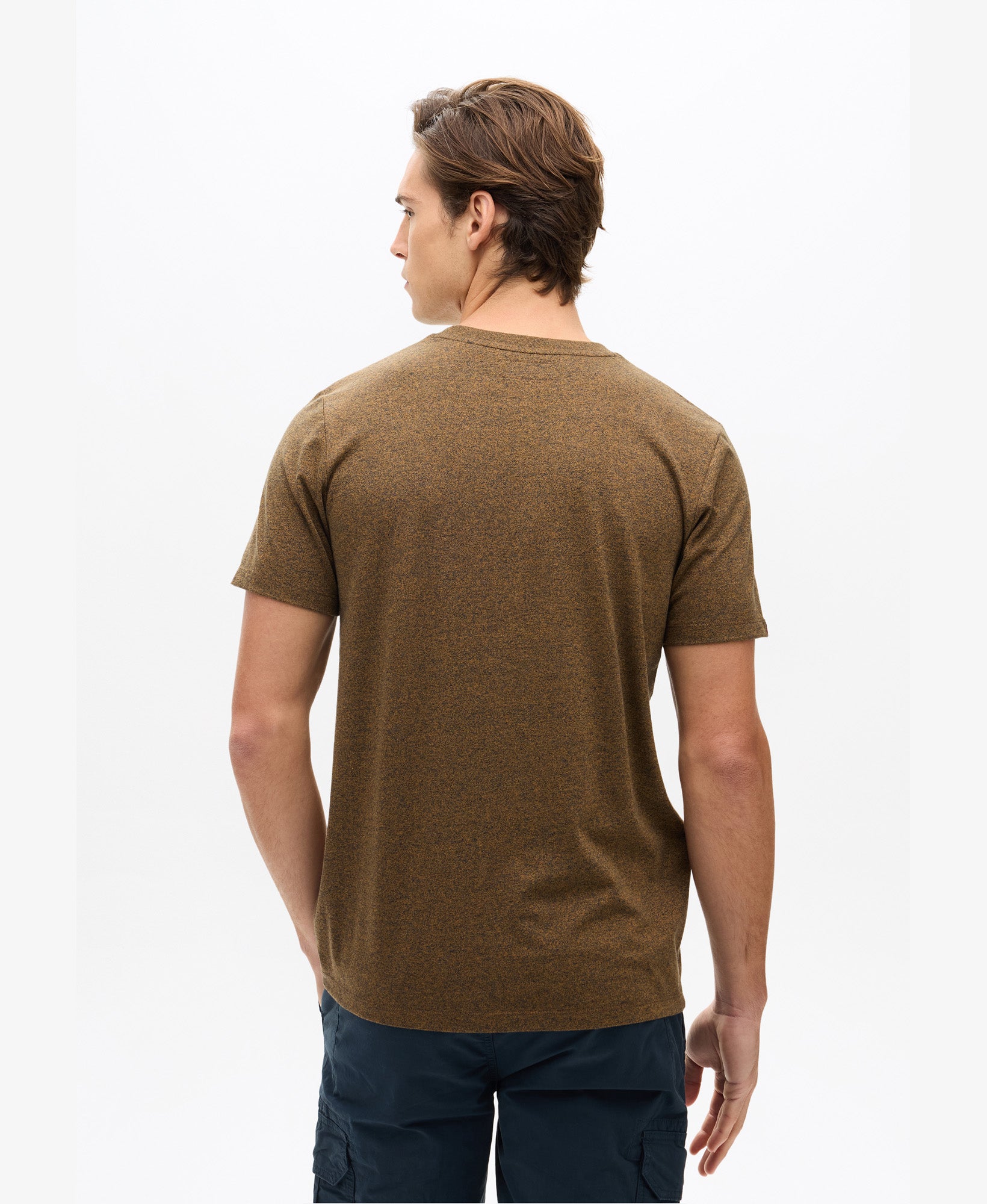 Copper Label Chest Tee | Bronze Brown Grit