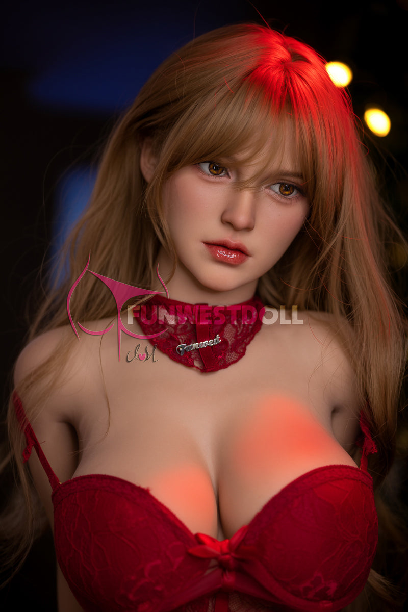 155cm/5ft1 F-cup Cosplay Beautiful TPE Sex Doll - #037 Natural Bella
