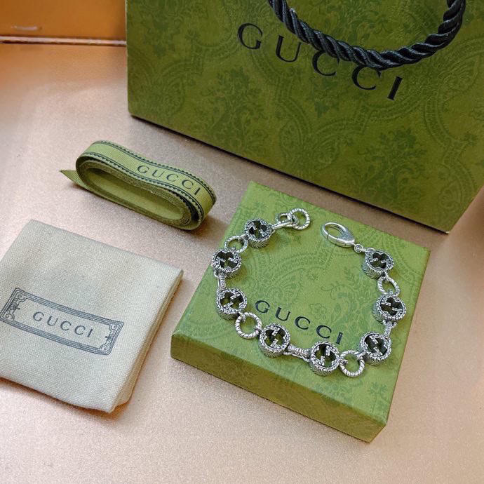 TOP GUCCI Bracelet - Silvery