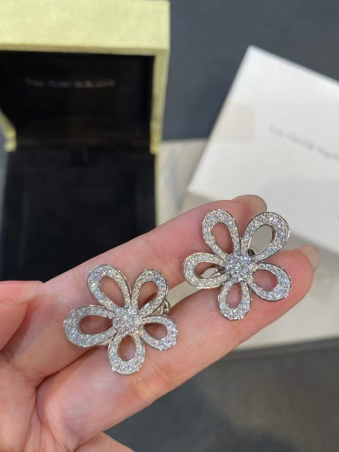 TOP Van Cleef & Arpels Earrings-Sliver
