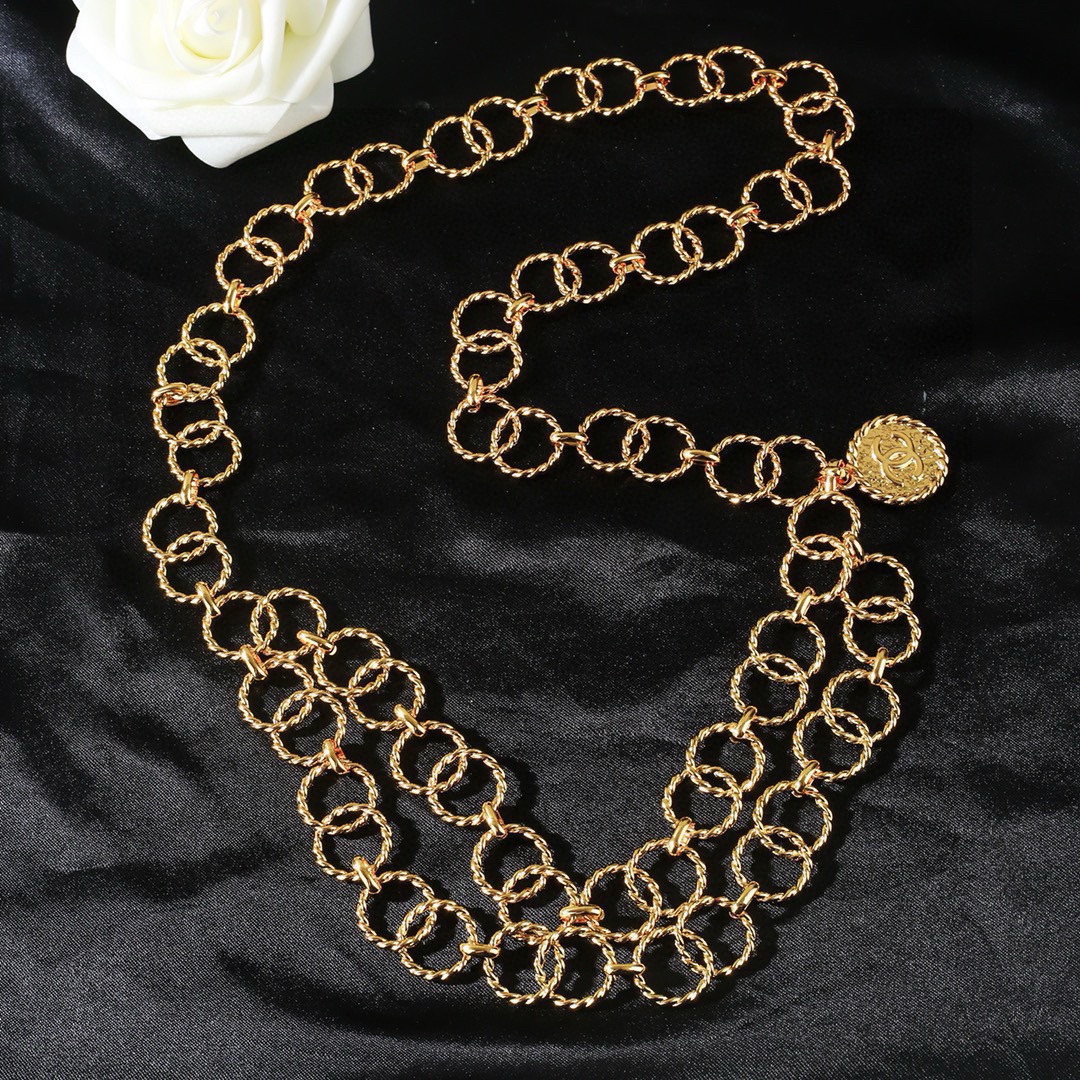 TOP CHANEL Waist Chain - Gold