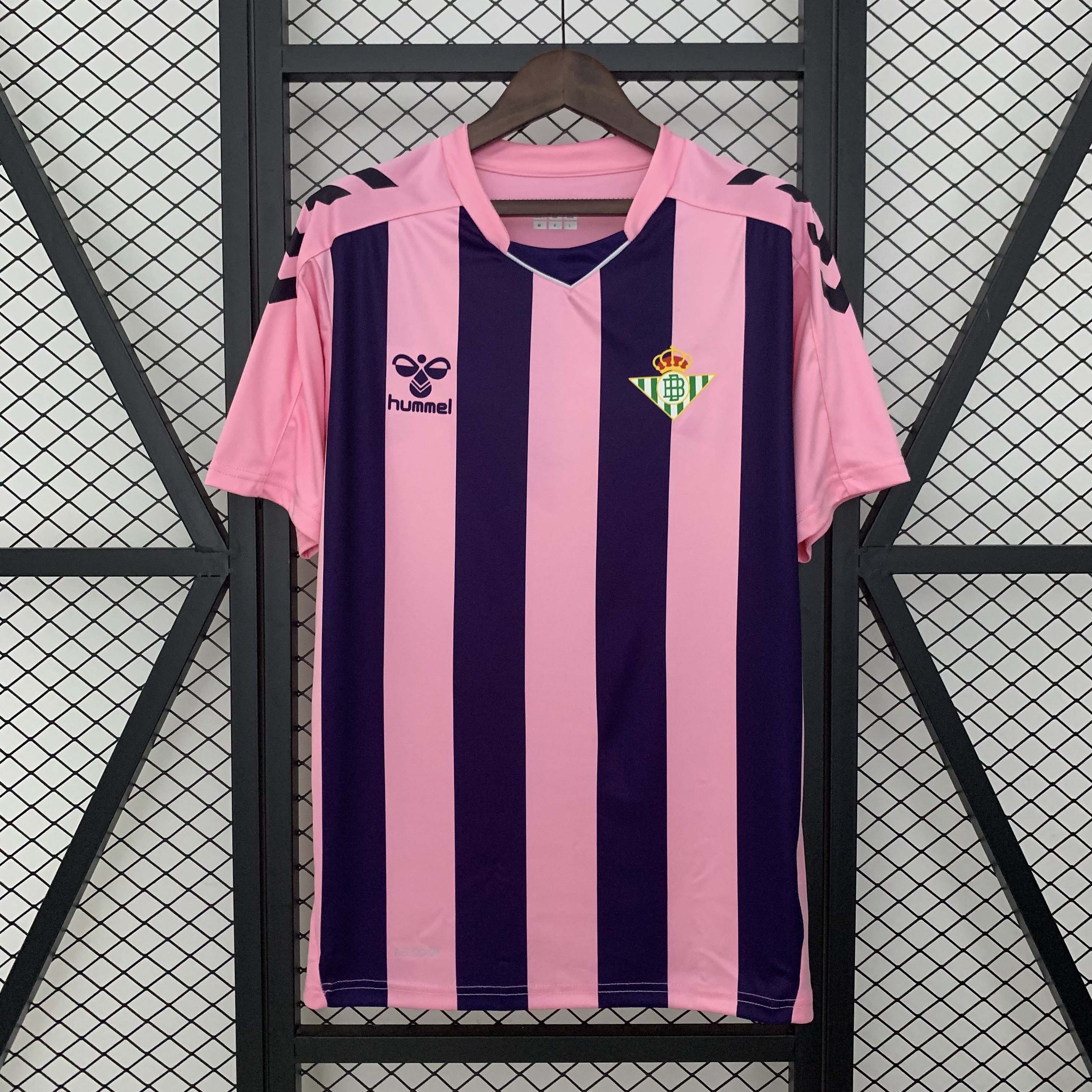 2025/2026 Real Betis Commemorative Edition Pink Football Shirt 1:1 Thai Quality