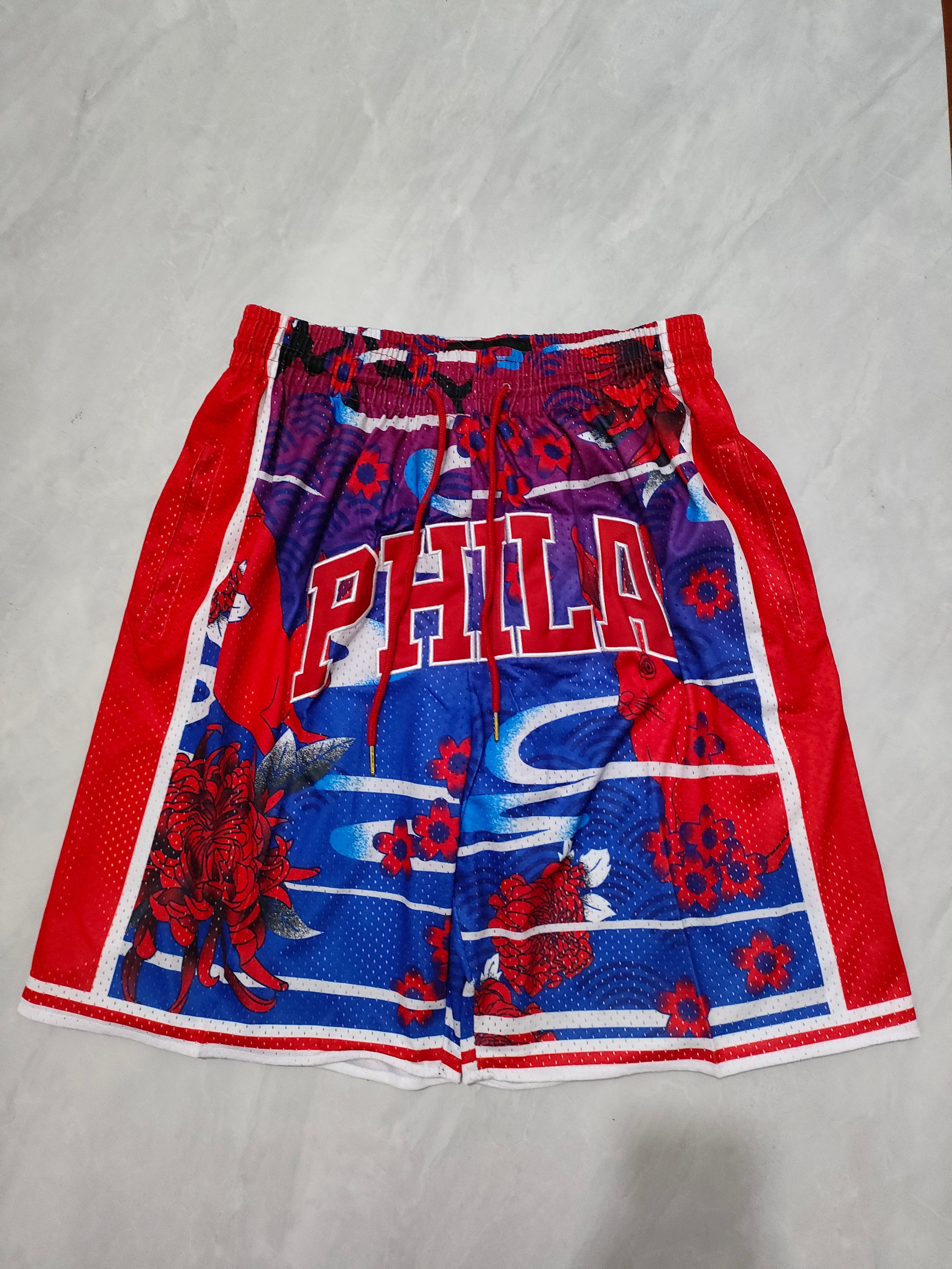 Philadelphia 76ers Blue Year of the Rabbit Pocket Pants