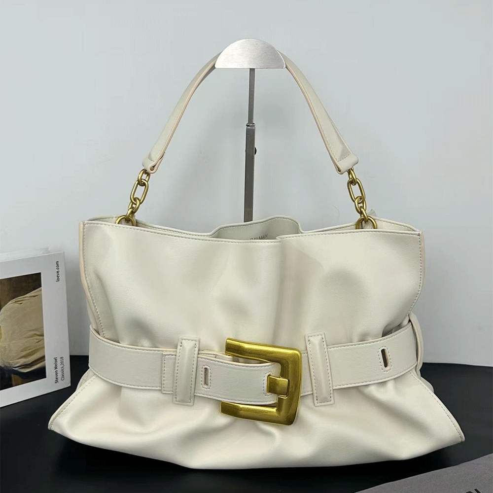 Balmain Medium Anthem bag in leather (Replica)