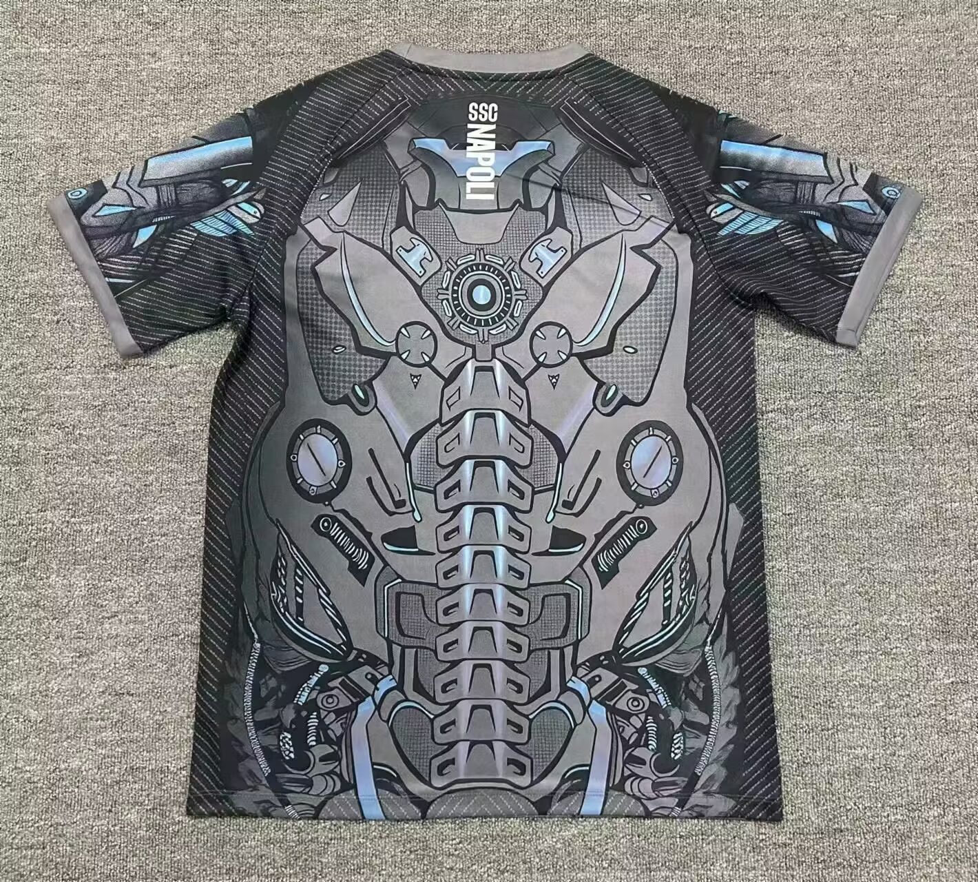 2025/2026 Napoli Training Suit Black Soccer Jersey 1:1 Thai Quality