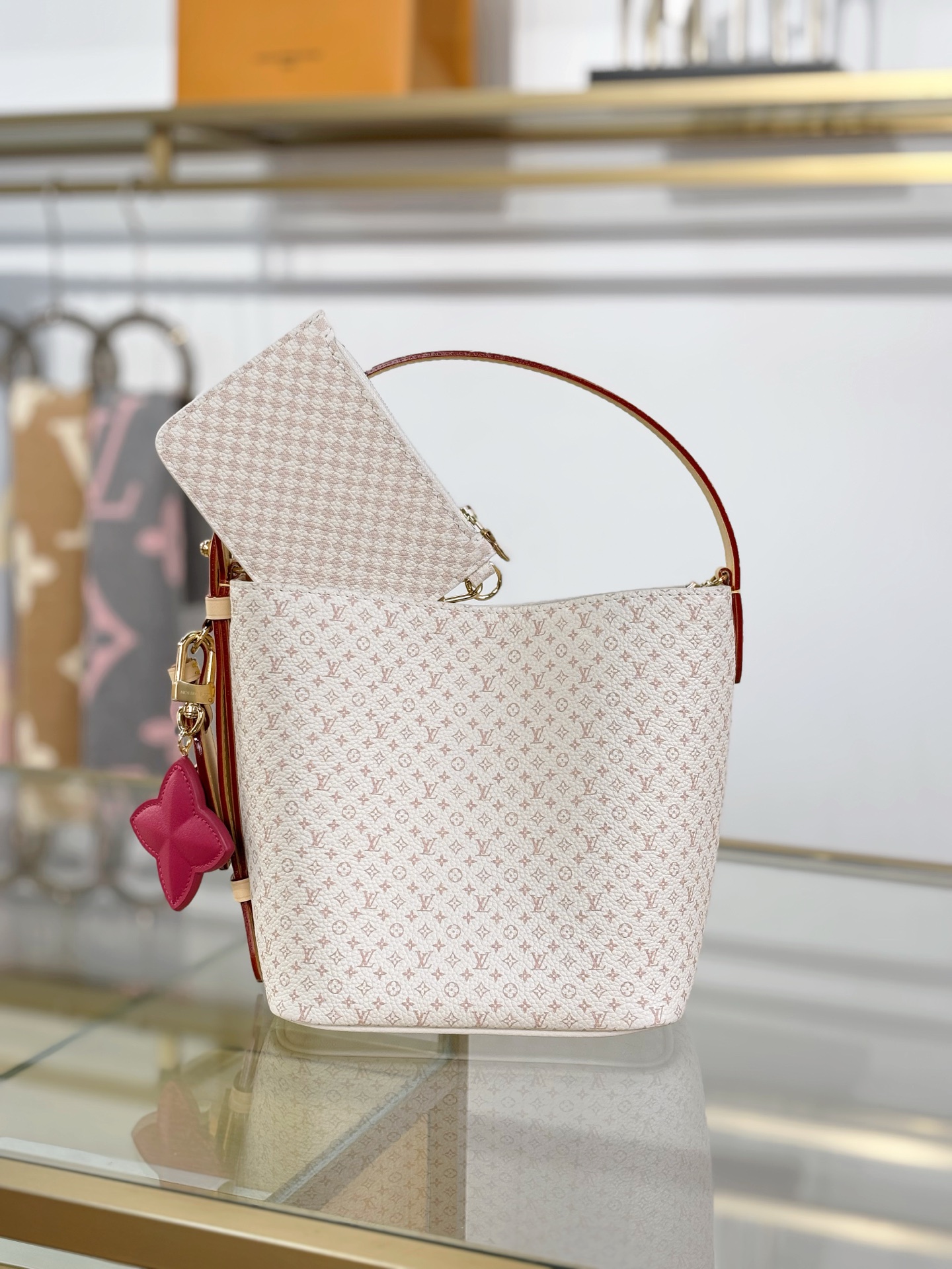 TOP Louis Vuitton LV All In BB Handbags 16x18x12cm - Beige