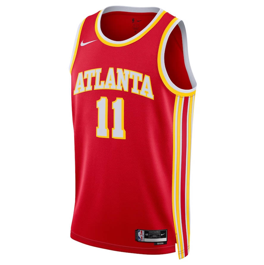 Men's Atlanta Hawks Trae Young #11 Red 2019/20 Swingman Jersey