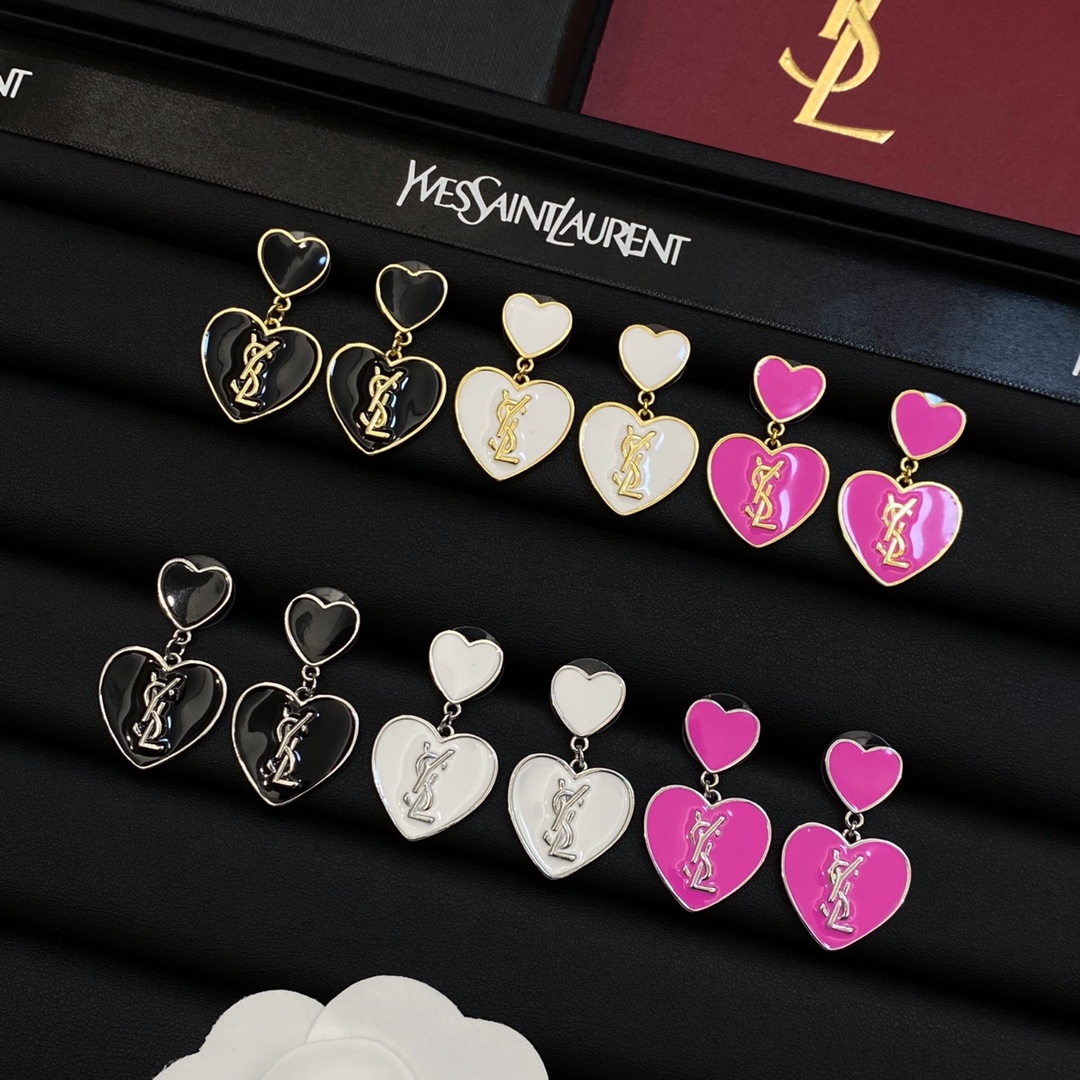 TOP Yves Saint Laurent YSL Earrings - 6 Color