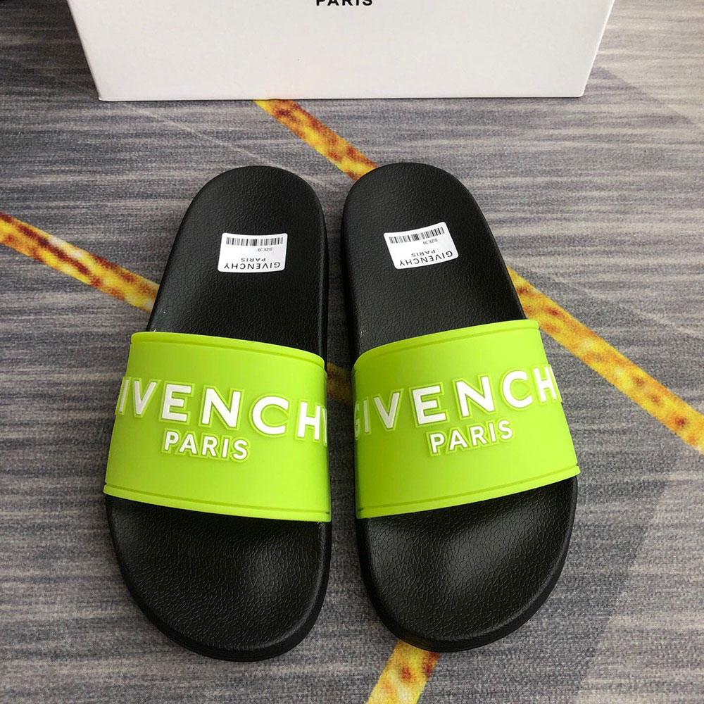 Givenchy Rubber Logo flip-flops Slide Sandal(Replica)