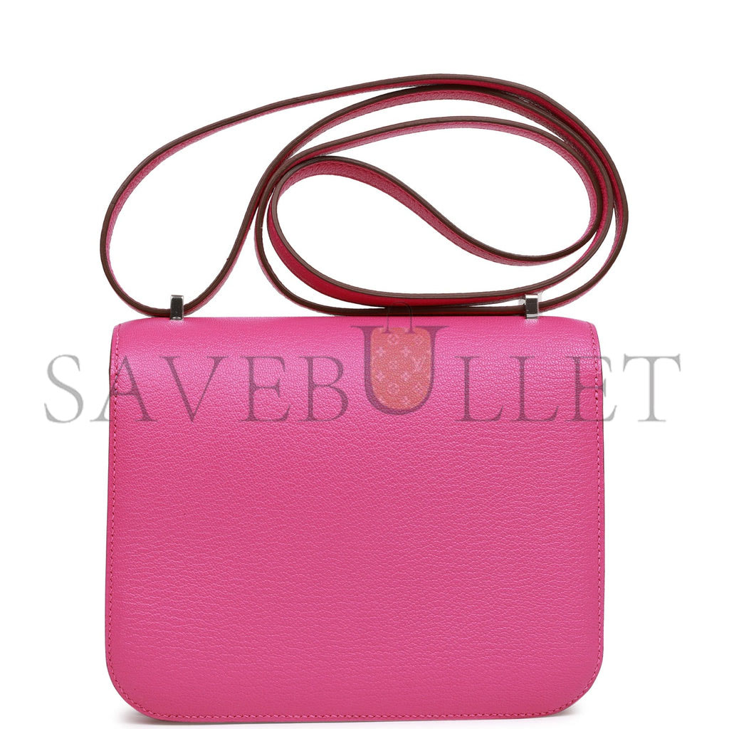 HERMES CONSTANCE 18 EVERCOLOR PALLADIUM HARDWARE (18*15*4cm)