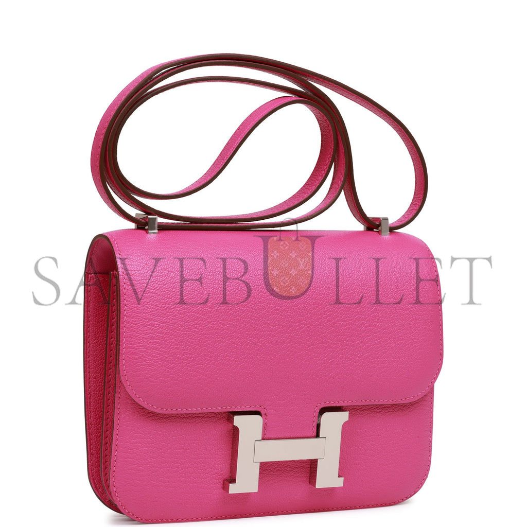 HERMES CONSTANCE 18 EVERCOLOR PALLADIUM HARDWARE (18*15*4cm)