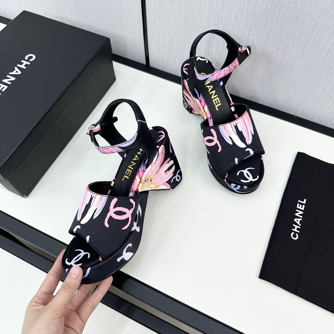 TOP CHANEL High Heels Sandals - 8 Color