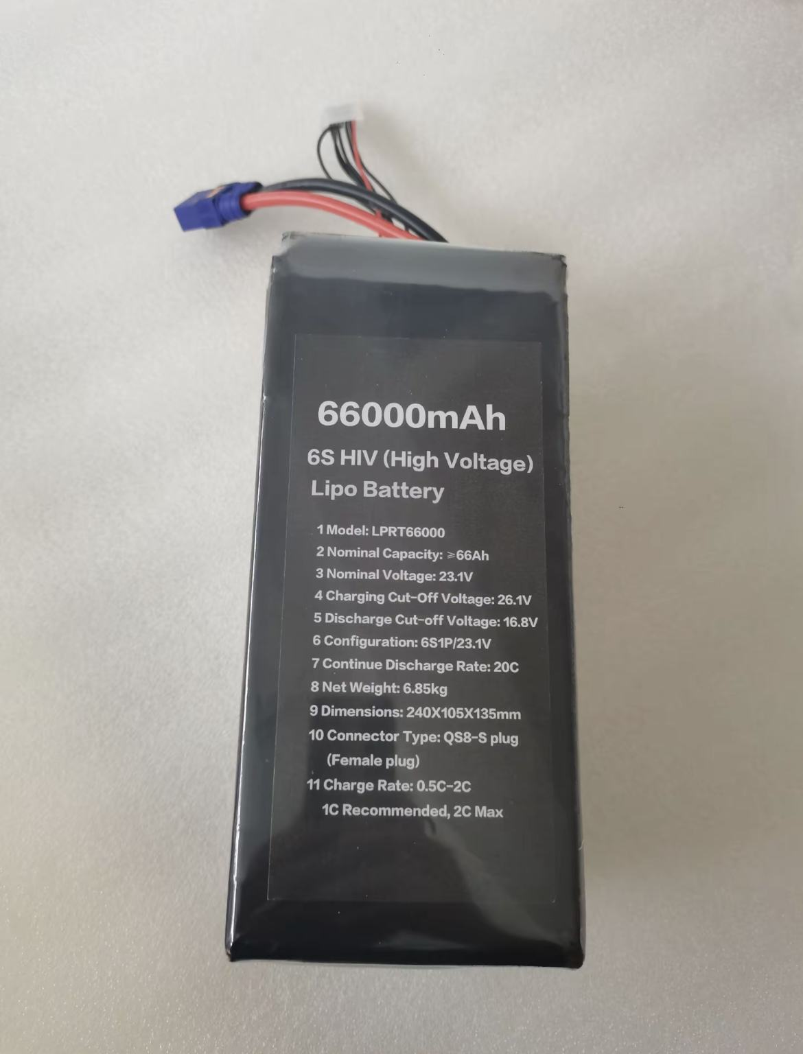 66000mAh high-energy density semi-solid drone battery - lipowbattery