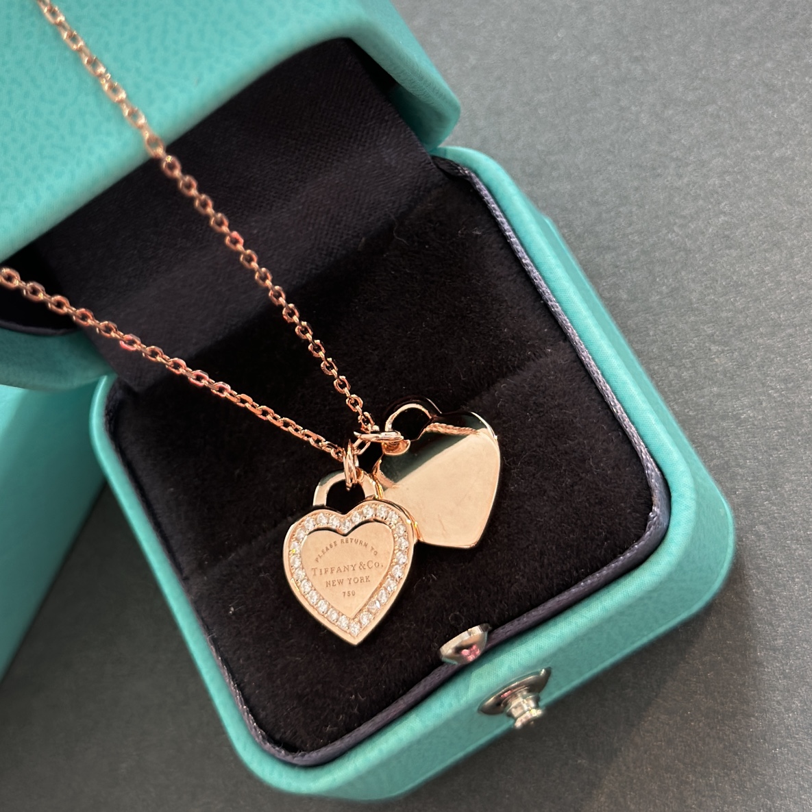 TOP Tiffany & Co. Necklace-Rose Gold