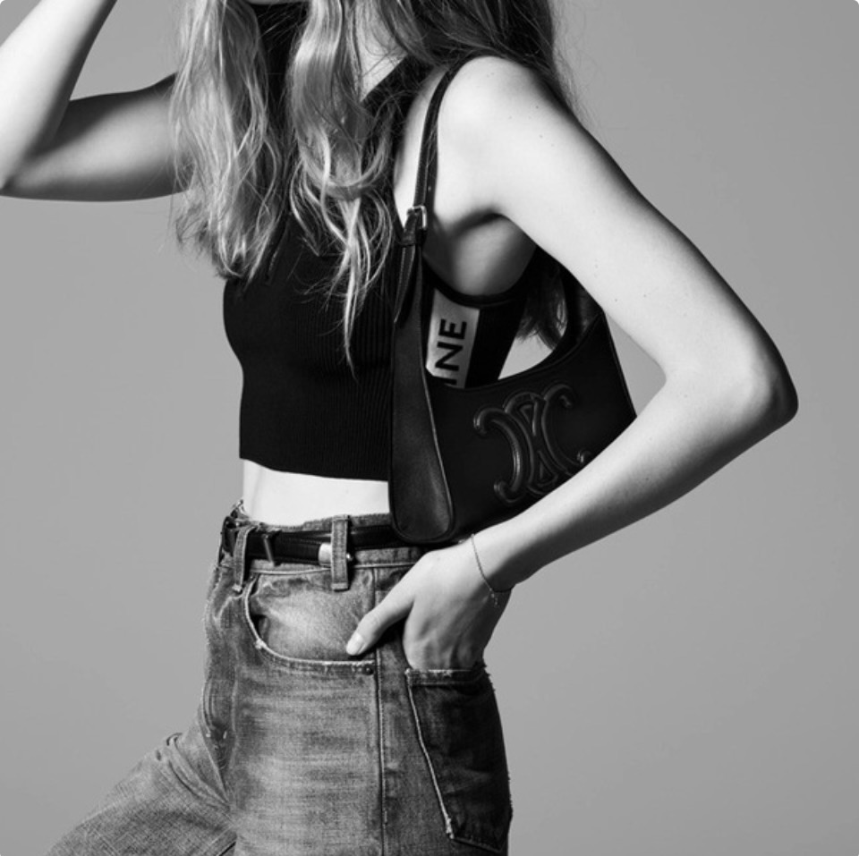 Celine Cuir Triomphe Relief Handbag(Replica)