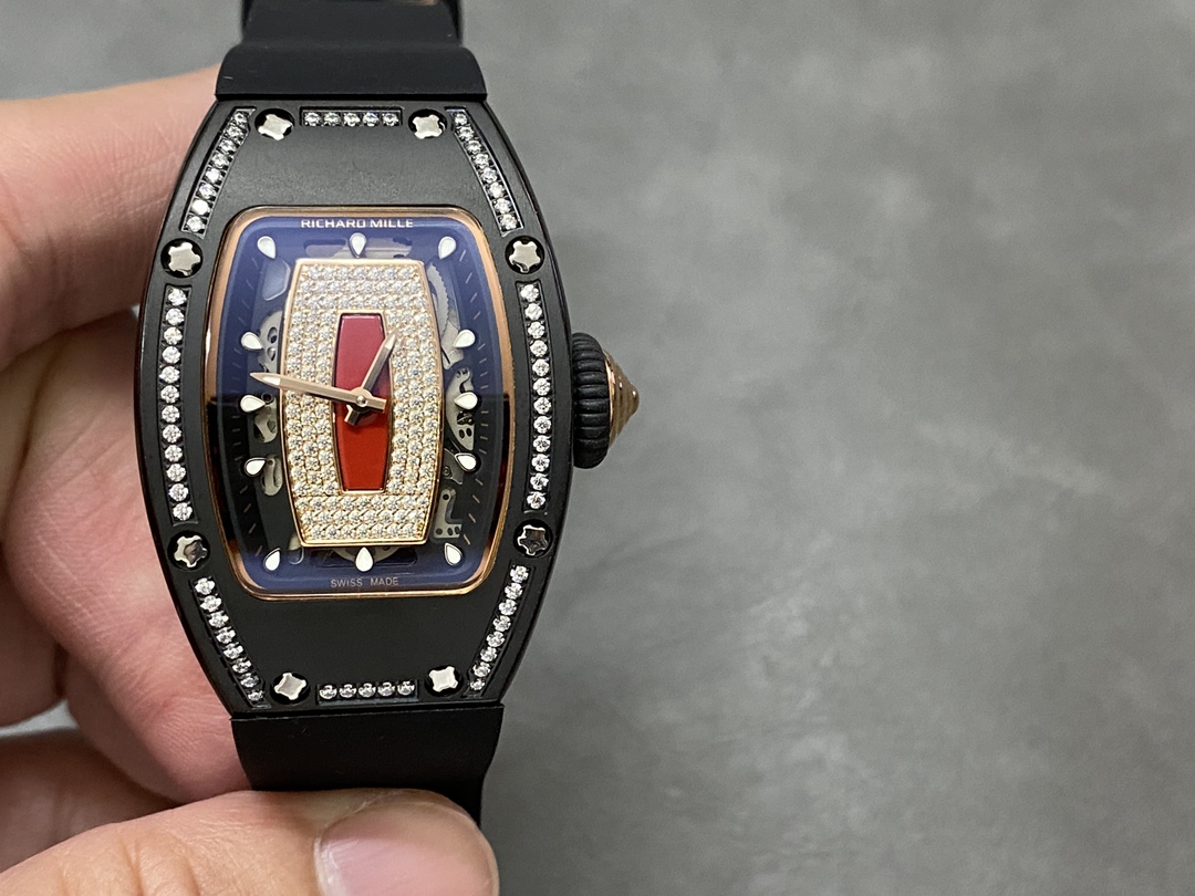 TOPRichard Mille RM07 32mm Watch -Black