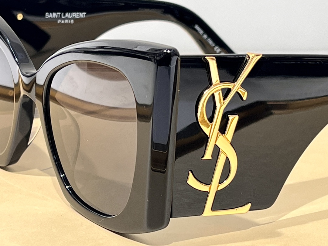 TOP Yves Saint Laurent YSL YSL Big Frame And Big Logo Sunglasses