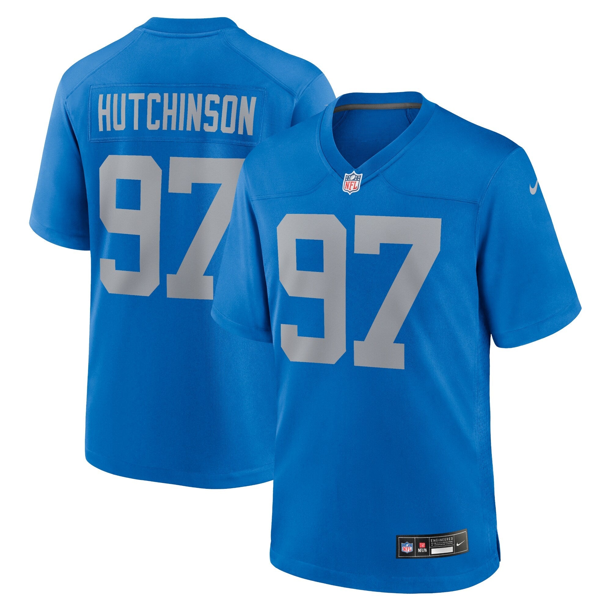 Aidan Hutchinson Detroit Lions  Alternate Game Jersey -  Blue