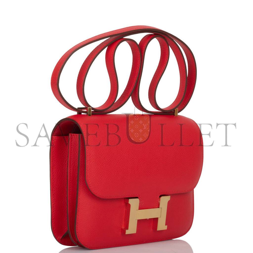 HERMES CONSTANCE 18 EVERCOLOR GOLD HARDWARE (18*15*4cm)