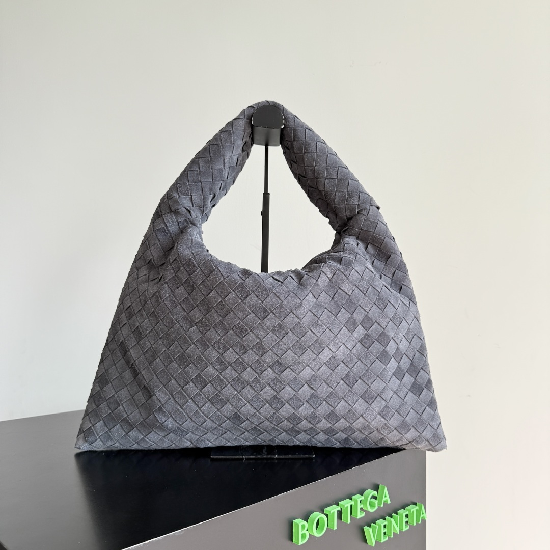TOP Bottega Veneta BV Hop Bag 46*21*10cm - Grey