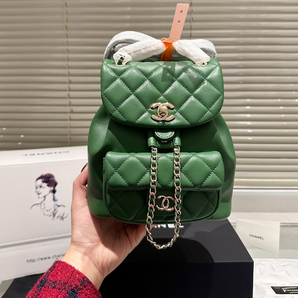 Chanel  Duma A Plaid Backpack  Bag (Perfect Replica）